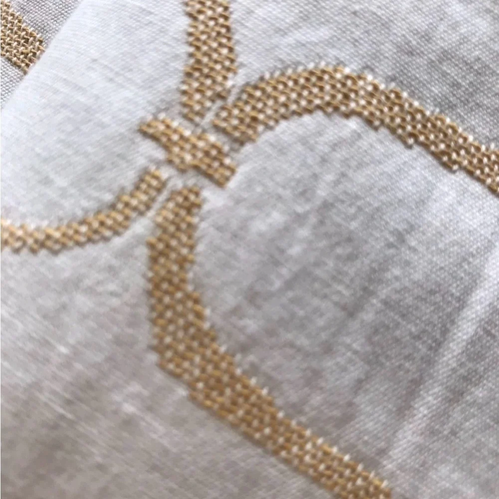 NWT West Elm Organic Bristol Matelasse Queen Duvet Cover & 2 Euro Shams Bedding